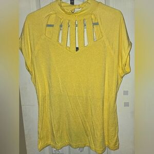 Ashley Stewart Blouse, Size 14-16, yellow
